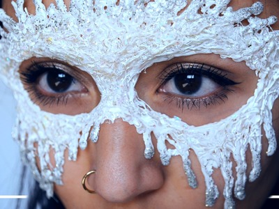 DIY Masquerade Mask - Ice Queen - ShelingBeauty