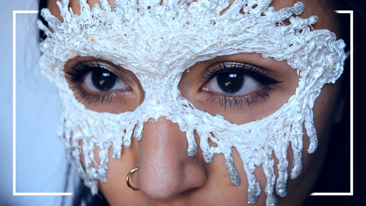 DIY Masquerade Mask - Ice Queen - ShelingBeauty