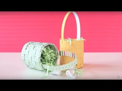 DIY Mini Woven Easter Basket