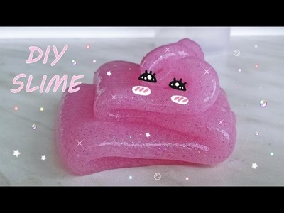 ♥ DIY SLIME! Make beautiful glitter slime!