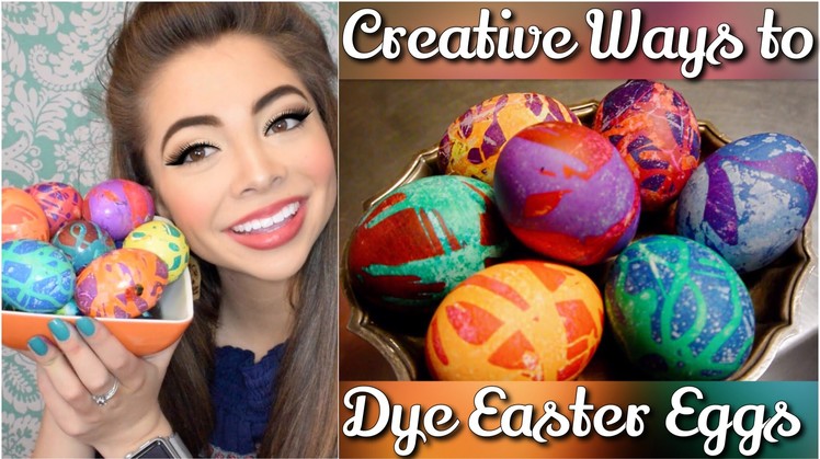 DIY | The COOLEST Way to Dye Easter Eggs | Mikayla Snow