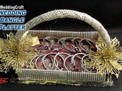 DIY  Wedding Gift Basket for jewelry, bangles  | How to make | JK Wedding Craft 073