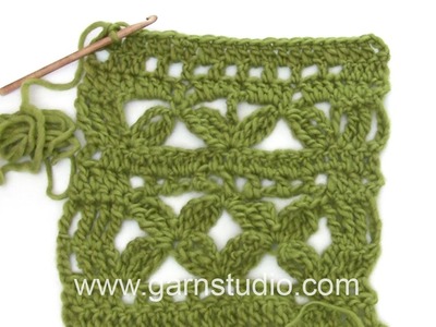 DROPS Crocheting Tutorial: How to work after chart A.1, A.2 and A.3 in DROPS 167-19.