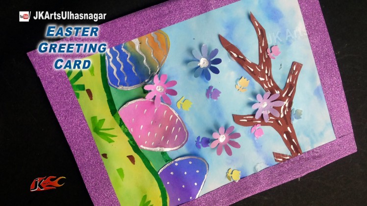Easter Egg Greeting Card | How to make | JK Arts 901