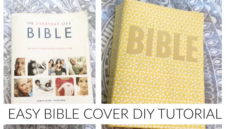 Easy and CHEAP DIY Bible Cover! |IM2JAZZY