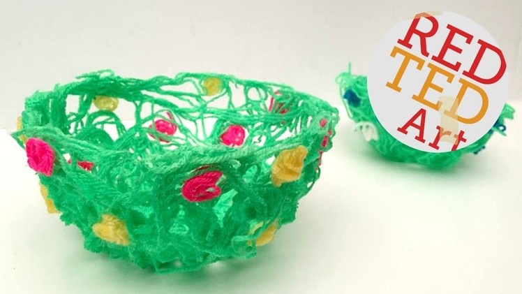 EASY DIY Yarn Bowl How To for Spring
