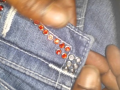 How to add studs to Your Jeans