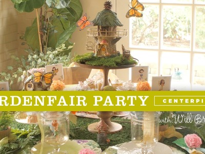 How to create a magical centerpiece for a Fairy Garden party