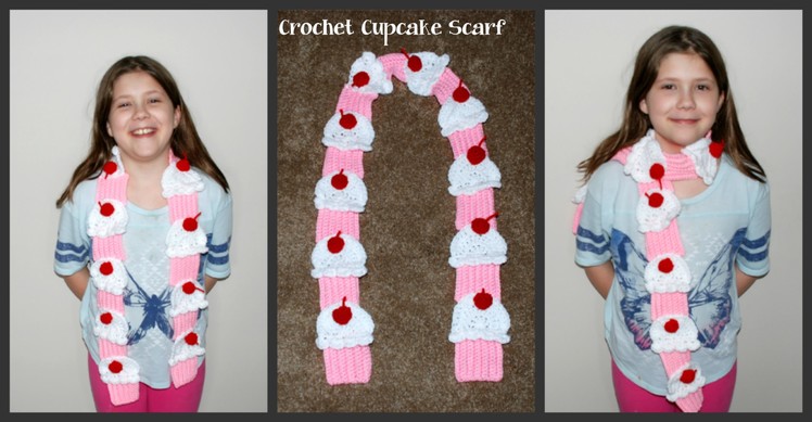 How to Crochet a Cupcake Scarf