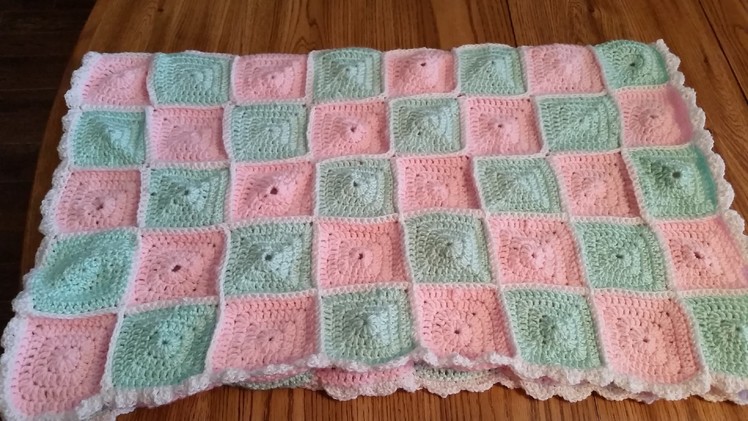 How to Crochet a Granny Square - Baby Blanket Project Part 1