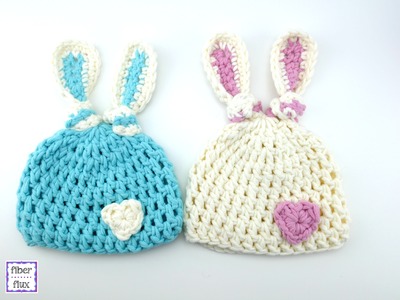 How To Crochet the Newborn Bunny Knot Hat, Episode 290