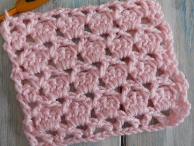 How to Crochet the Sultan Stitch. Cupcake Stitch Variation