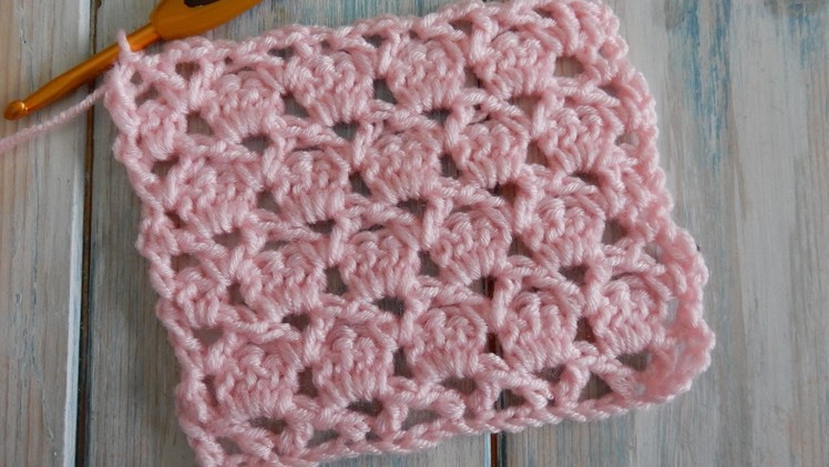How to Crochet the Sultan Stitch. Cupcake Stitch Variation