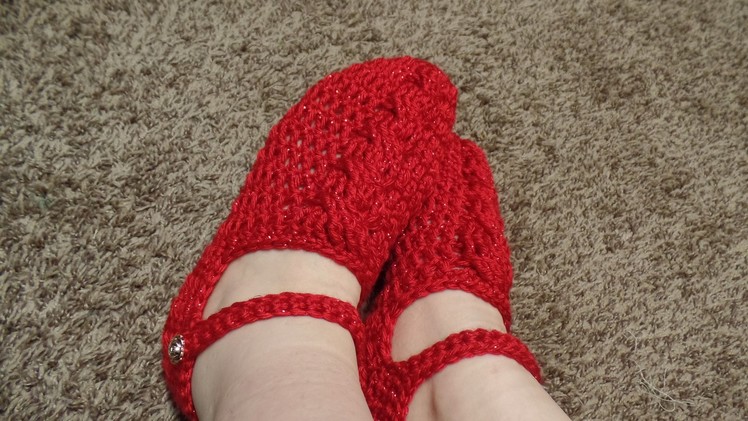 How To #Crochet Womens Cable Stitch slippers #TUTORIAL #300