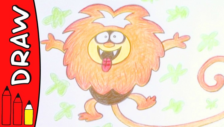 How To Draw A Lion Tamarin | Art Ideas For Kids | Øistein Kristiansen