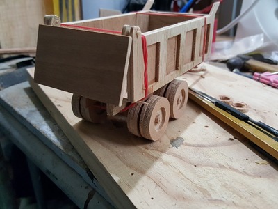 How to make a dump truck model part 1