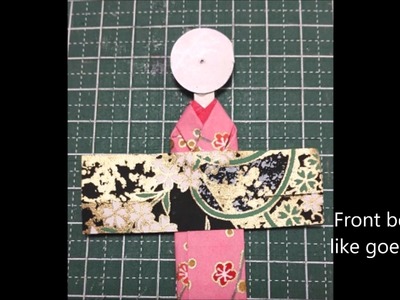How to make a Japanese Paper Doll Bookmark