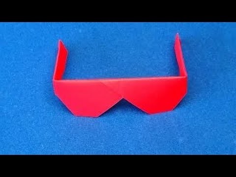 How to make a paper eyeglasses