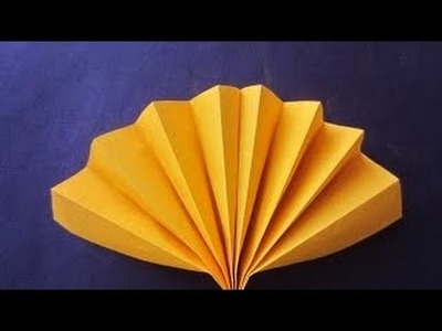 How to make a paper fan