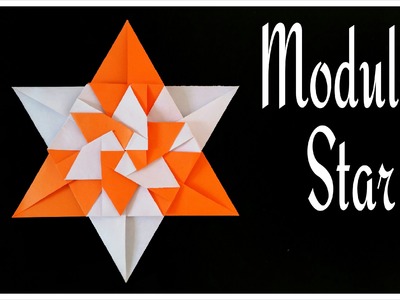How to make a paper "Parati Prata Star (Mandala)- Designed by "Carla Onishi" - Modular Origami.