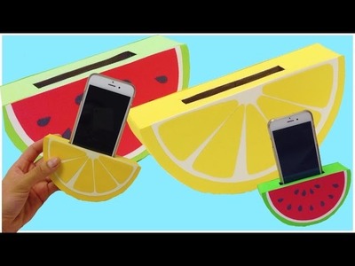 HOW TO MAKE a phone holder,easy DIY(watermelon,orange)