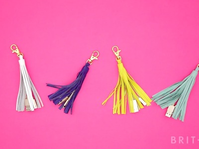 How to Make a Tassel Keychain Charger