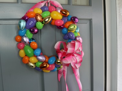 How to Make an Easter Egg Wreath Tutorial