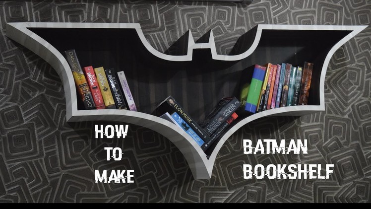 How To Make Batman Bookshelf DIY