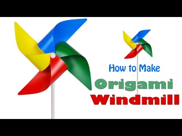 How to Make Paper Windmill | Creative Origami Art Work | Easy Crafting Steps