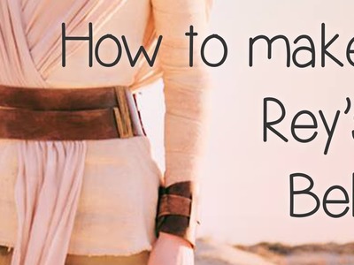 How to Make Rey's Leather Belt (Star Wars) - Atelier Heidi