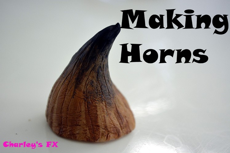 How to make small Horns. Halloween
