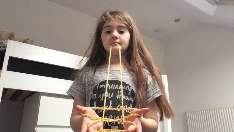 How to make the Eiffel Tower (cats cradle )