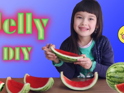 How to Make Watermelon Jelly DIY Jello Desert for Kids Fun and Easy | TheChilhoodLife