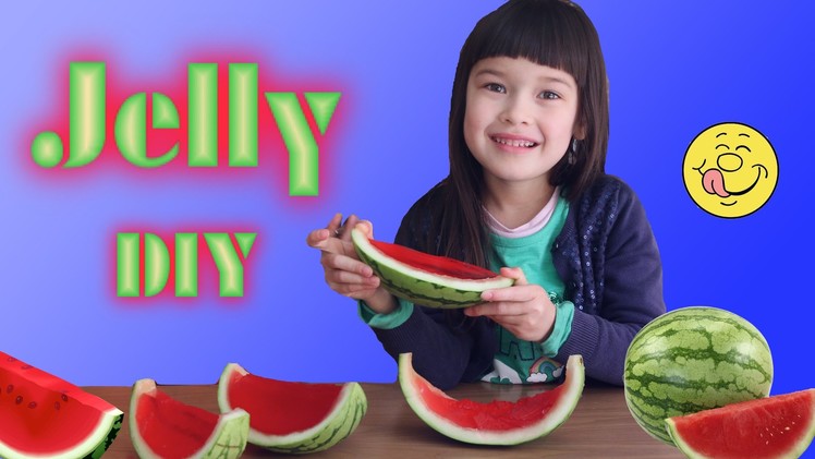 How to Make Watermelon Jelly DIY Jello Desert for Kids Fun and Easy | TheChilhoodLife