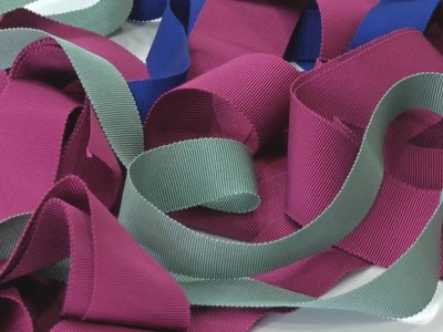 How to Shape Petersham Ribbon to a Curve