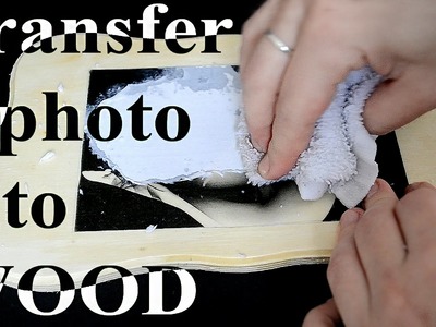 How to transfer a photo into wood.