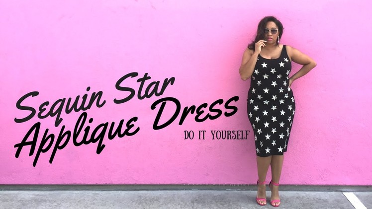 INSPO: DIY Sequin Applique Dress | A #MissKrisTV Quickie