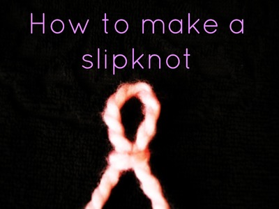 Knitting for  beginners in Tamil- How to make a Slip knot
