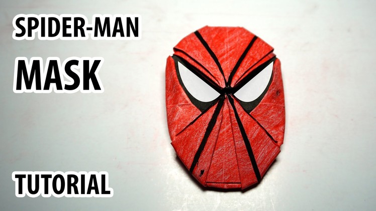 Origami Spider-man mask tutorial - DIY (Henry Phạm)