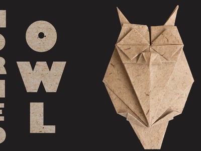 Paper Owl tutorial. DIY paper Owl. Easy origami