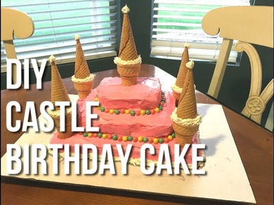 PINTROSITY TURNED AMAZING: DIY Super Easy Princess Castle Birthday Cake