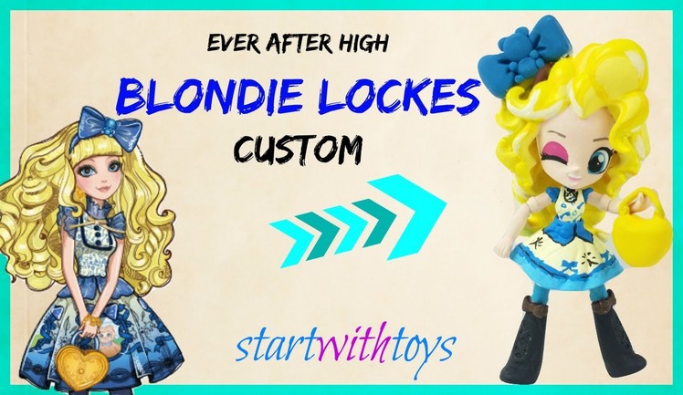 Blondie Lockes Ever After High Custom DIY MLP My Little Pony Equestria Girls Minis Pinkie Pie