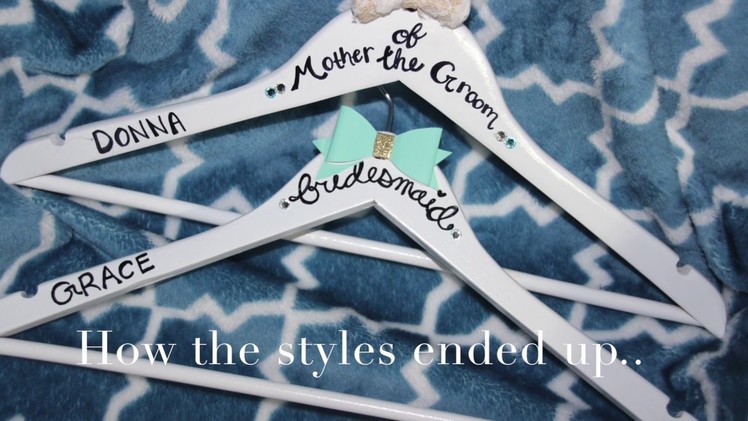 Bridesmaid Hanger DIY | Crafty Bride Series