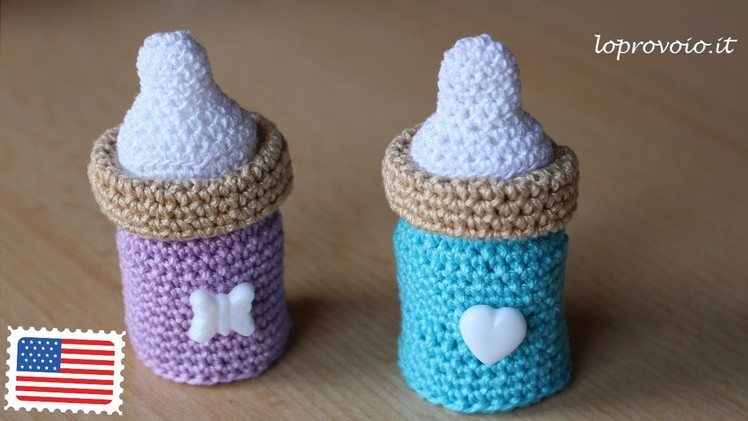 Crochet baby bottle