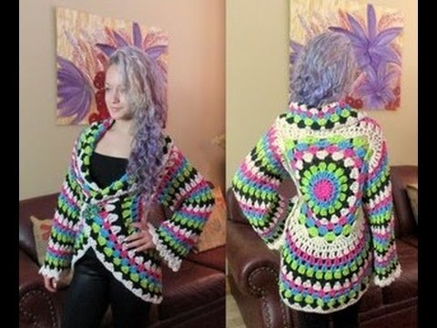Crochet Circular Cardigan -  with Ruby Stedman