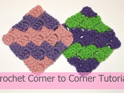 Crochet the corner to corner 'C2C' blanket