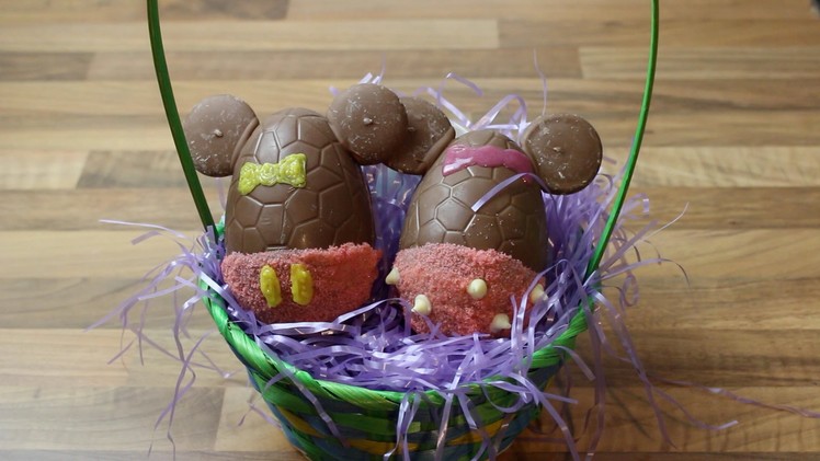 DISNEY How to Make Chocolate Mickey & Minnie Easter Eggs | DIY | KRISPY SMORE