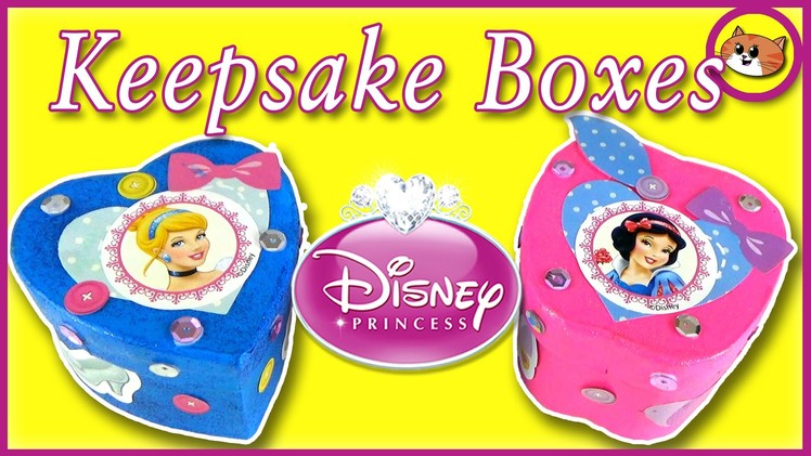 Disney Princess Arts and Crafts | DIY Keepsake Boxes