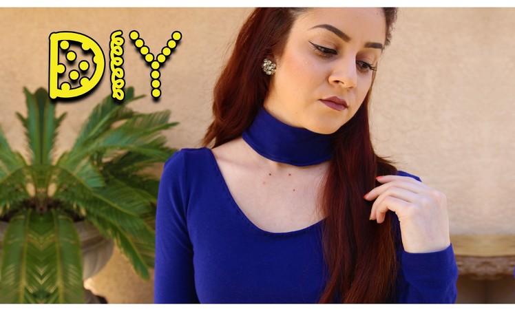 DIY Choker Neck Top || Lucykiins