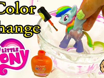 DIY Color Change Mcdonalds Rainbow Dash My Little Pony Nail Polish Painting Craft Video